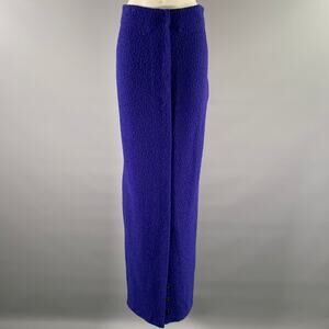 A.W.A.K.E.MODE Size 2 Purple Wool Polyamide Maxi Long Skirt